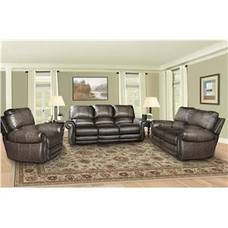 Traditional Reclining Living Room Group